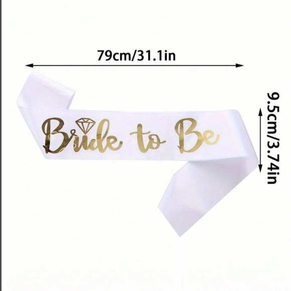 Bride embroidered lettering robe nwt belted satin various sizes nwt - Picture 11 of 11